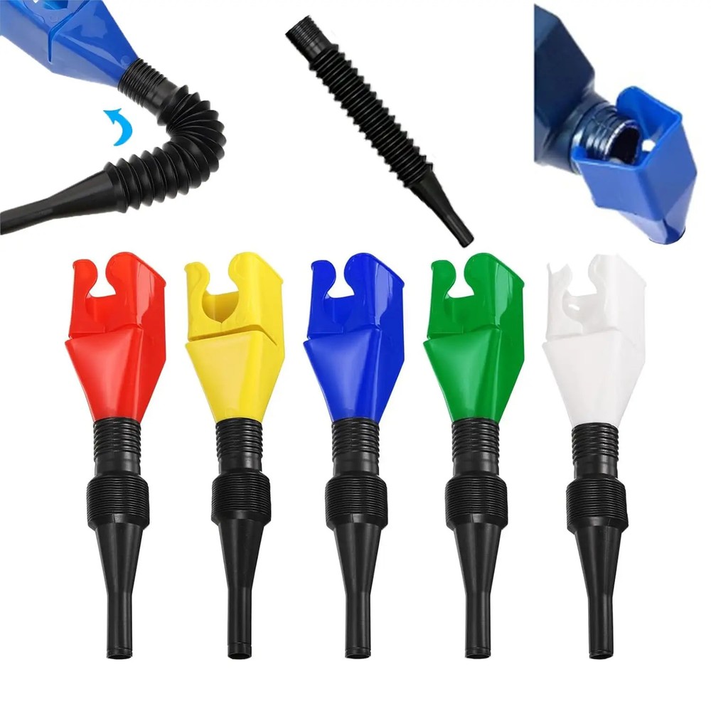 1Pcs Car Refueling Funnel Gasoline Foldable Engine Oil Funnel Tool Plastic