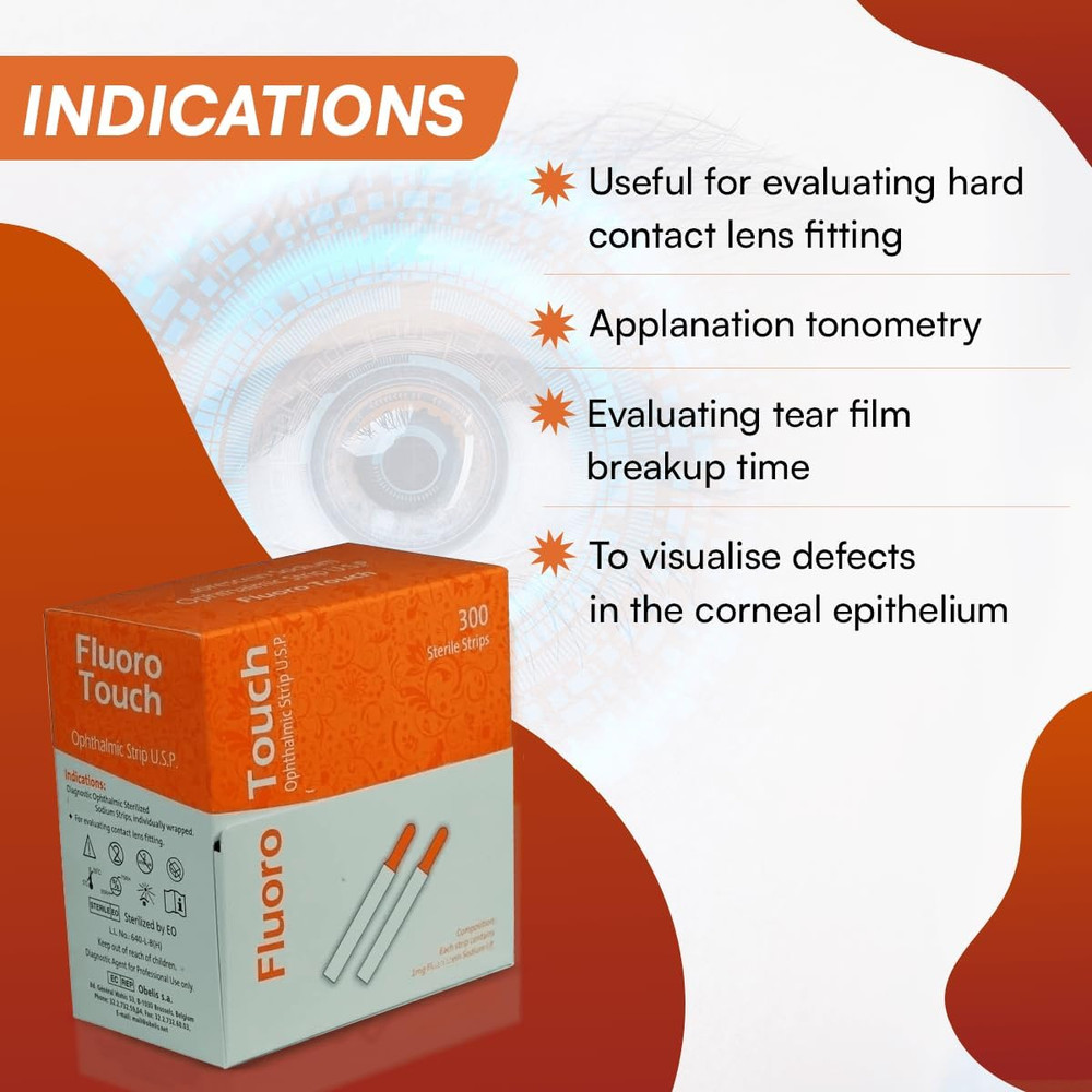 Fluoro Touch Strips - 300 Strips by