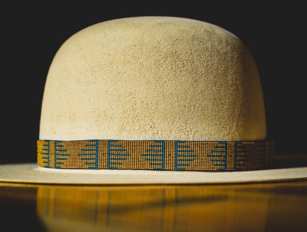 Beaded Hat Band Native American Style Handmade hatband