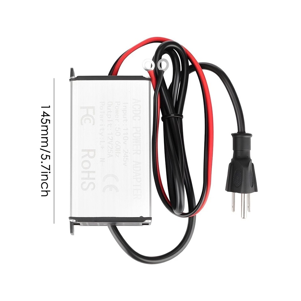 300W Power Converter 110v AC to 12v DC Stable Power Supply for RVs Campers SUV