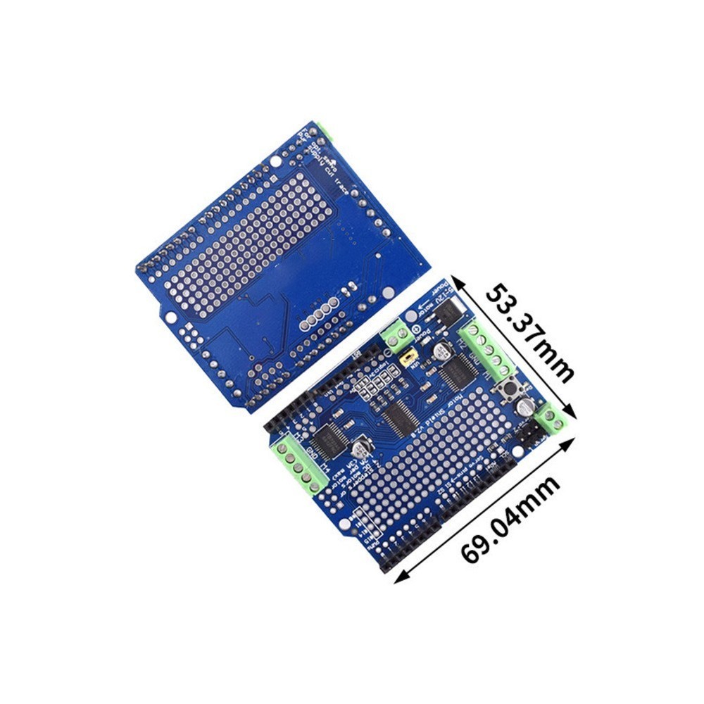 Programmable Motor Control Shield For for Arduino Using Standard I2C Protocol