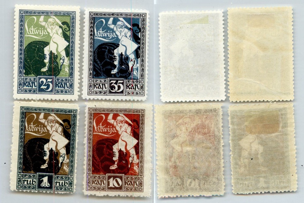 Latvia 1919 SC 64-67 mint. rtd1207