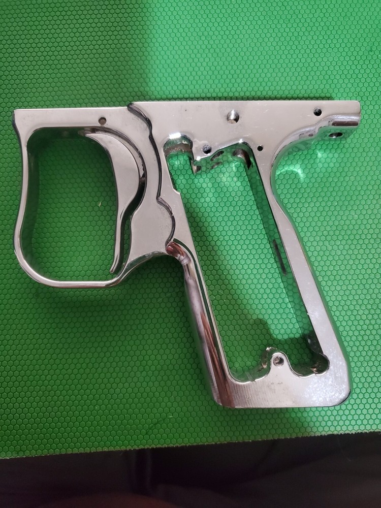 ANS racegun Race Frame Autococker Paintball Chrome