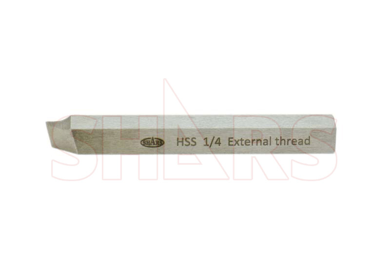 Shars 1/4" Shank 8 PCS Solid HSS Turning Grooving Threading Tool Bit Set New ^{