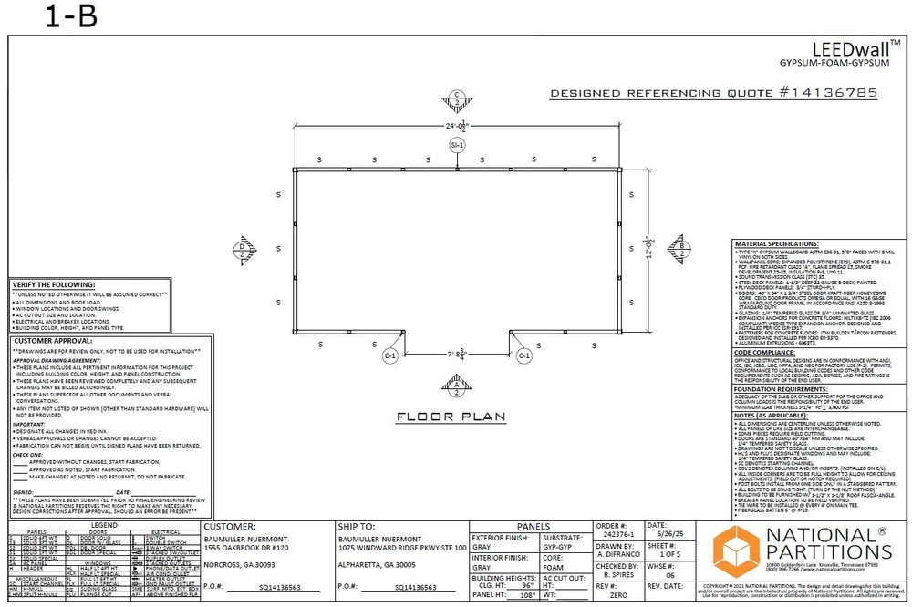 Modular Office Partitions by National Partitions