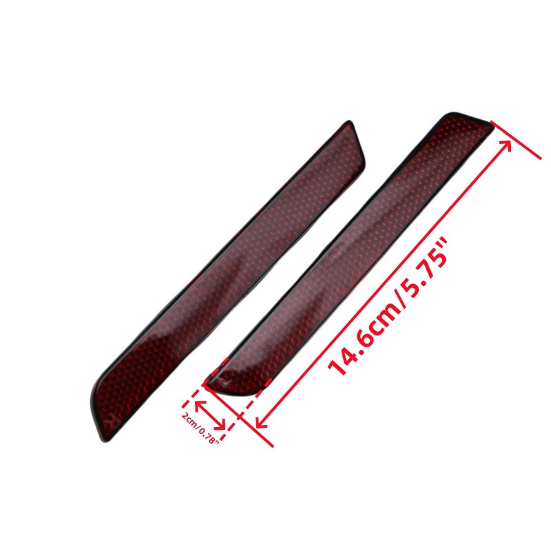 Motorcycle Front Fork Reflector Sticker for Harley Touring 2014-2018