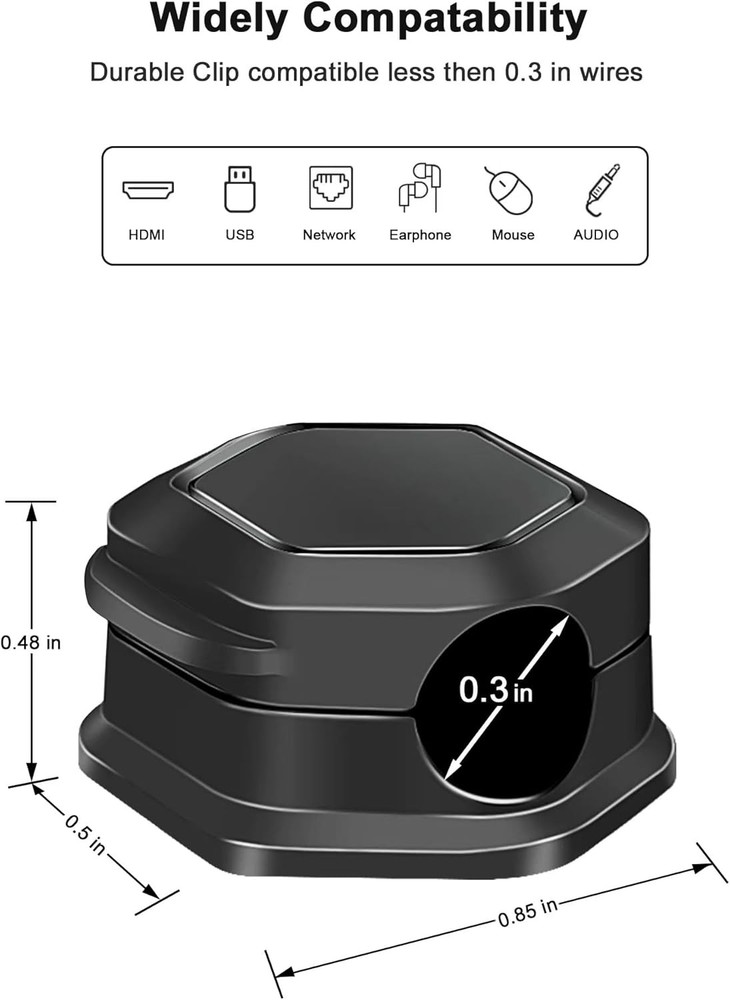 Adjustable Magnetic Cord Organizer