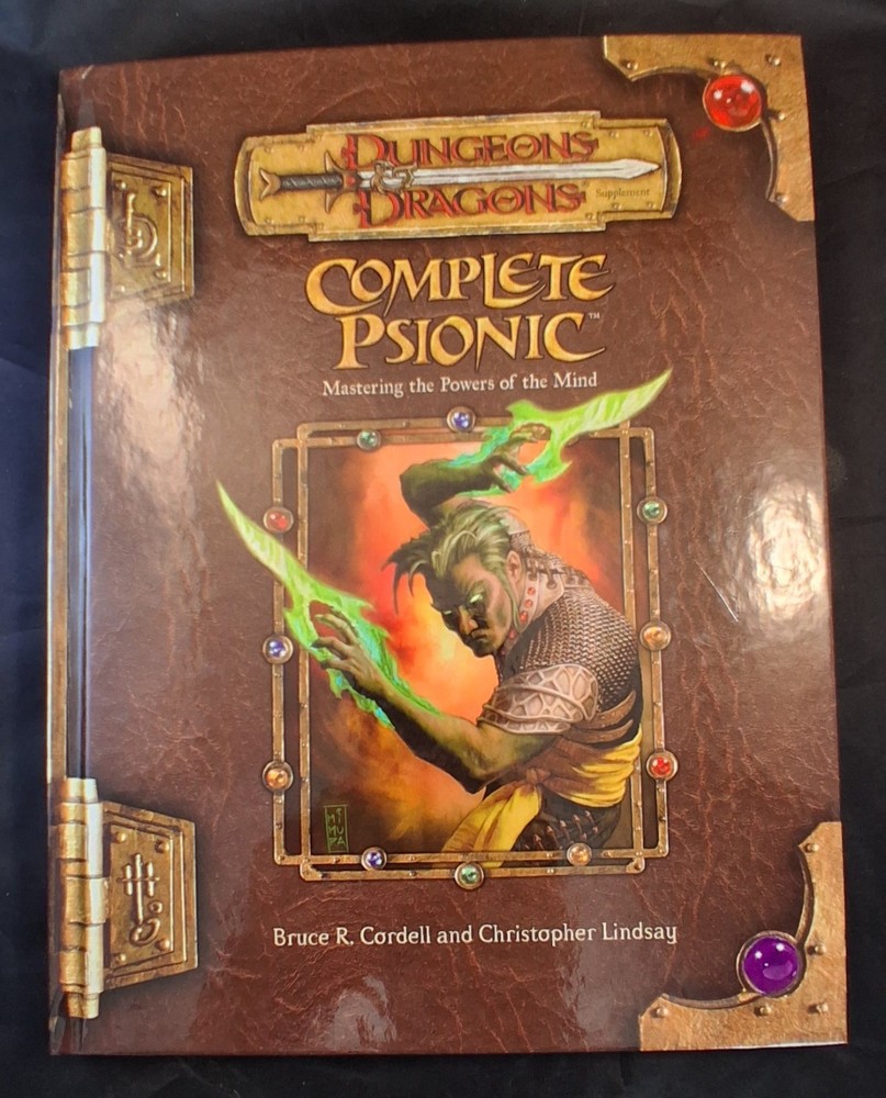 D&D 3.5e Complete Psionic - Rare Supplement - NM Collector Quality - Covered