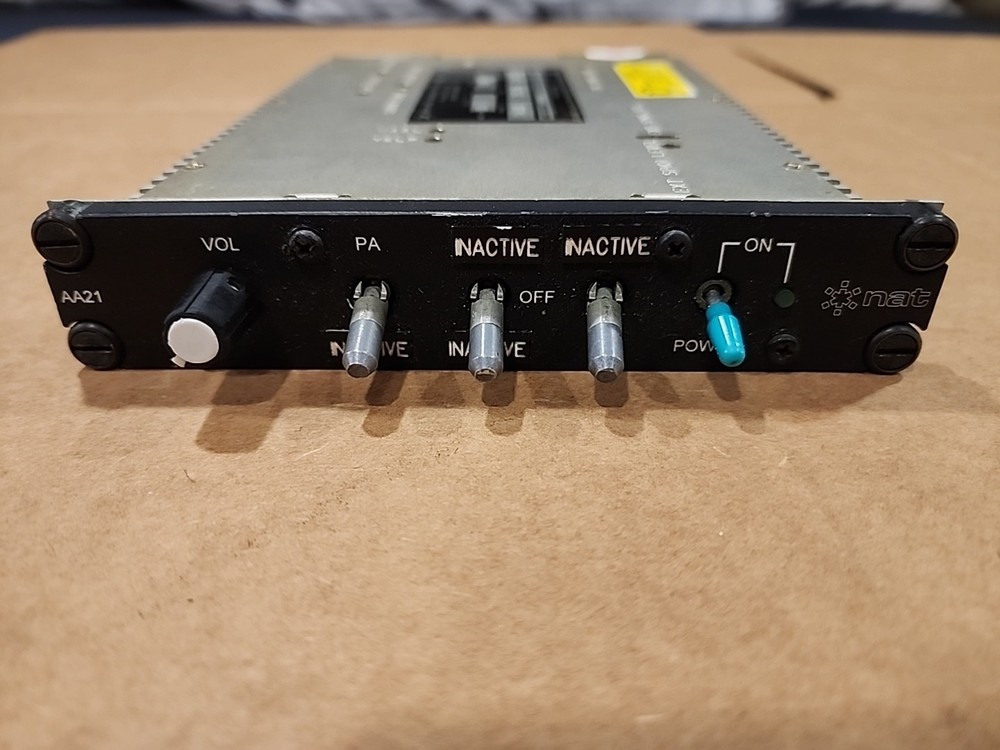 Northren Airborne Technology  NAT Cabin/PA System Controller AA21-400