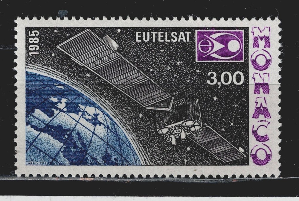 Monaco Space Astronomy stamp 1985 MNH A-41