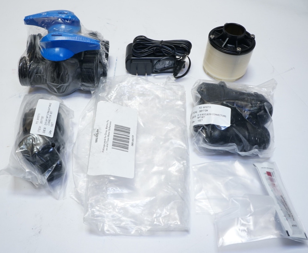 New 085-WS-FP Fitting Pack for Drop, Matrix, Flexx and Traxx Water Softeners