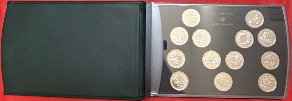 2000 Canada Millennium Specimen Set Plus Token & COA & Box
