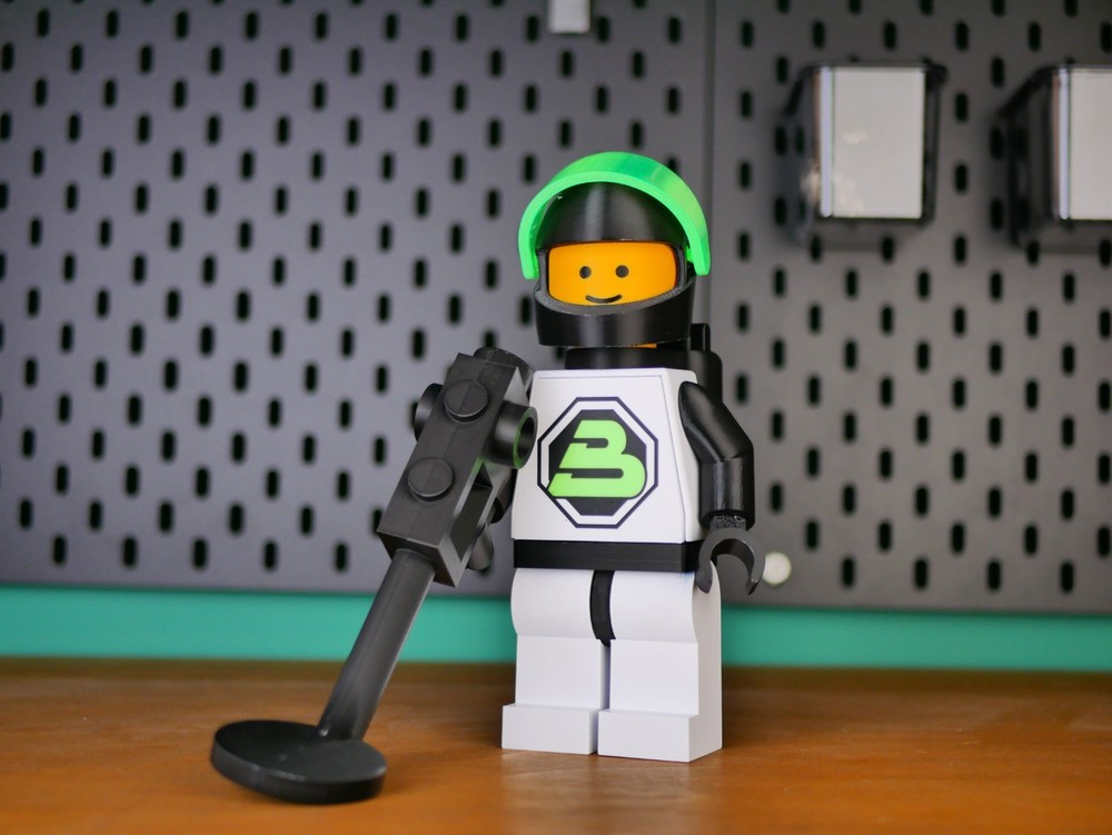 3D Printed LEGO Inspired  -9" BLACKTRON ii