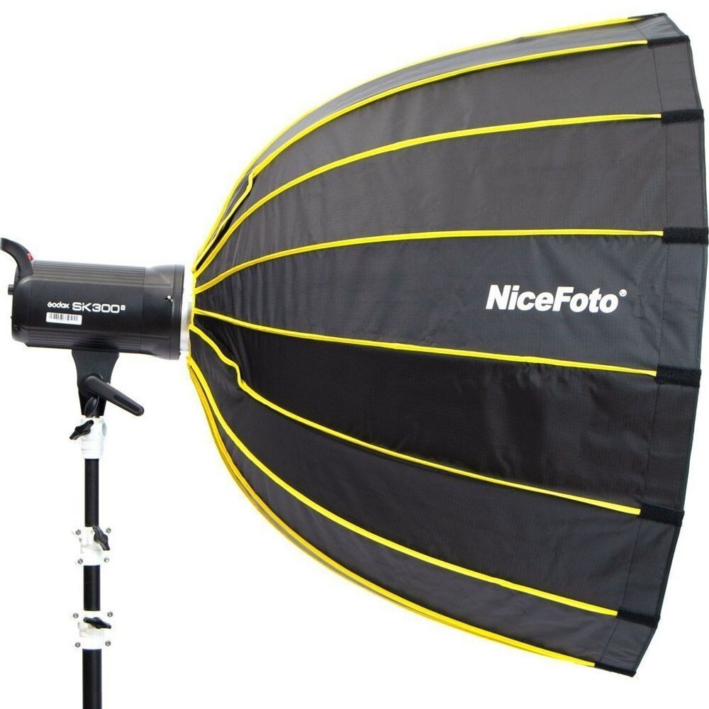 NiceFoto LED-Φ70g Deep Softbox With Grid 27.5" 70cm Bowens Studio Quick Release
