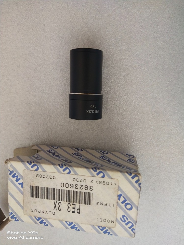 OLYMPUS PE3.3X Photo-Eyepiece Microscope,New