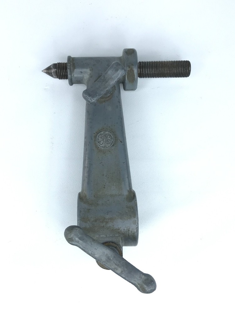 General Electric Workshop Lathe Tailstock Assembly With Center