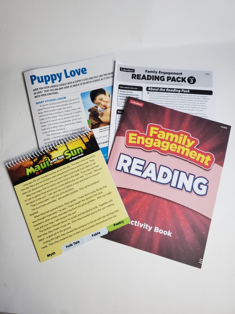 Family Engagement Pack for Reading - 3rd Grade