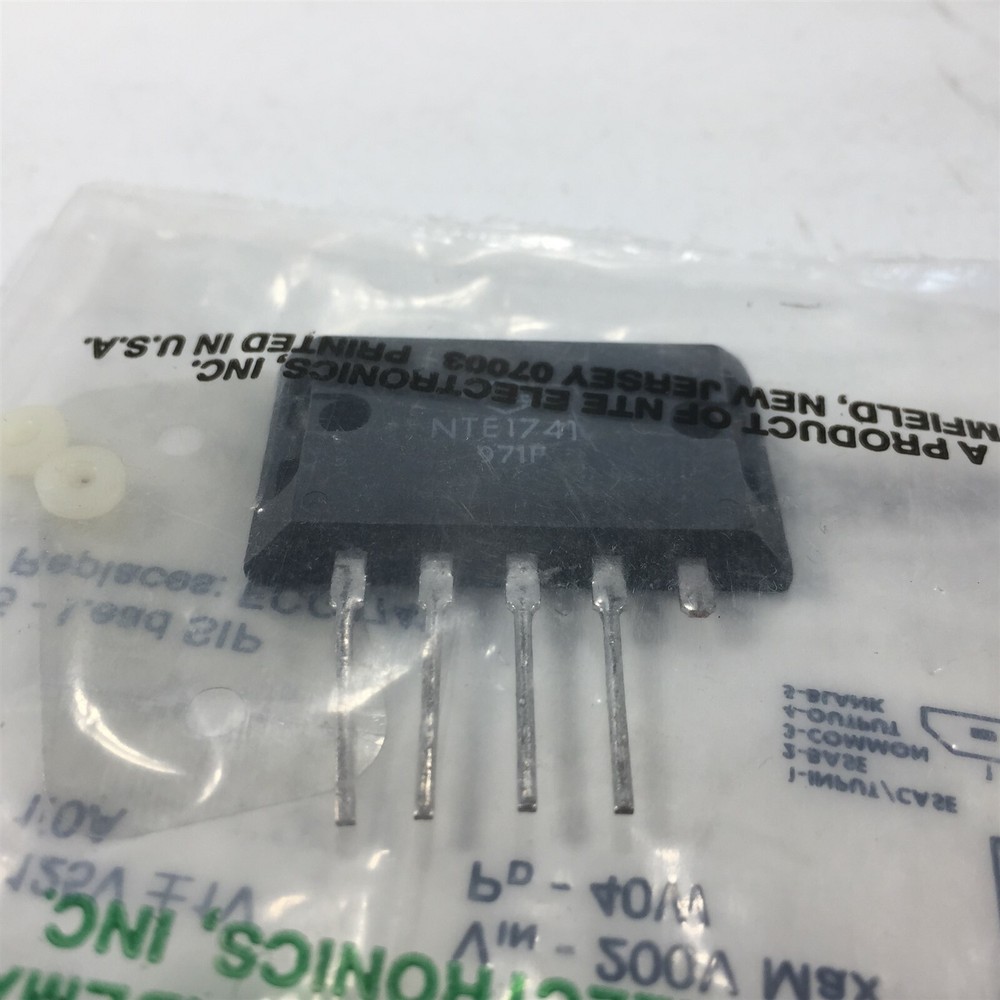 (1) NTE NTE1741 Integrated Circuit TV Fixed Voltage Regulator