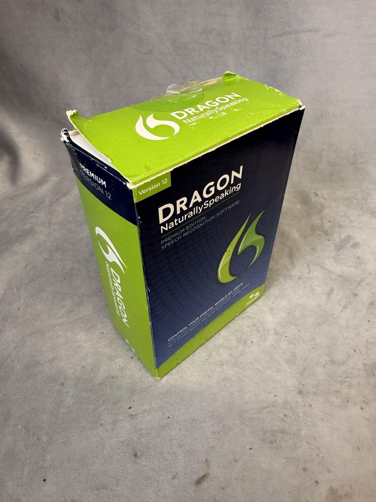 Nuance Dragon NaturallySpeaking 12 Premium Speech Recognition Software DVD