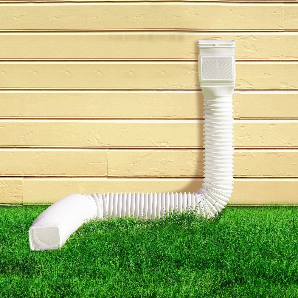[New]Rain Gutter Downspout Extensions,2-Pack Flexible Downspout Extender,Down Sp