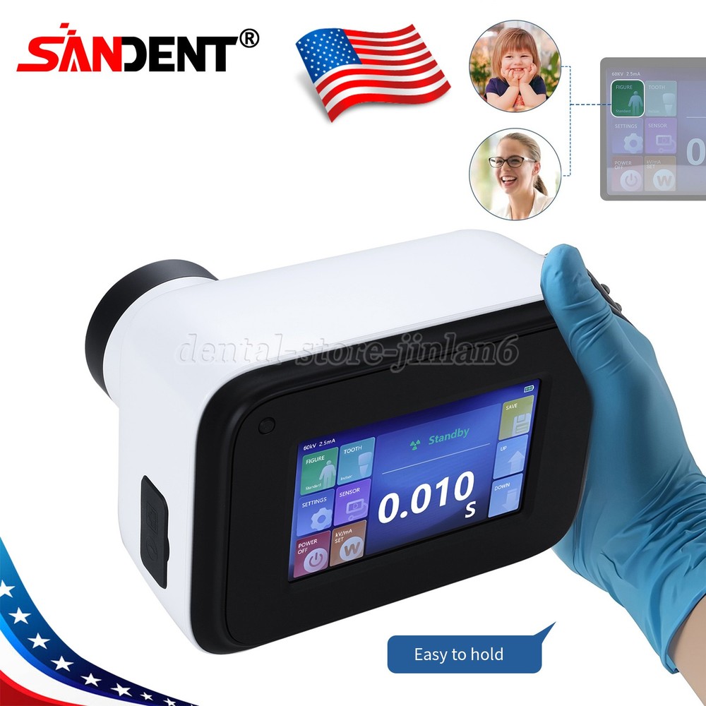 Dental Portable Handheld X-ray Machine with Scatter Shield Protective Ring Kit