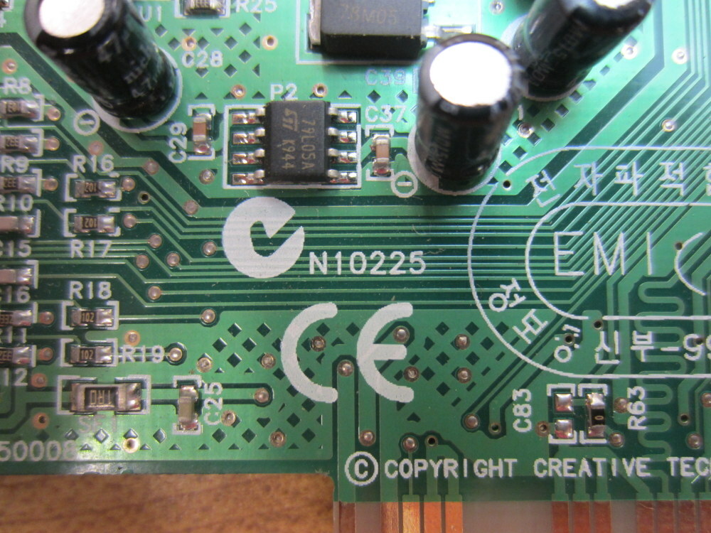 Creative Labs CT4810 Sound Blaster Card PCI