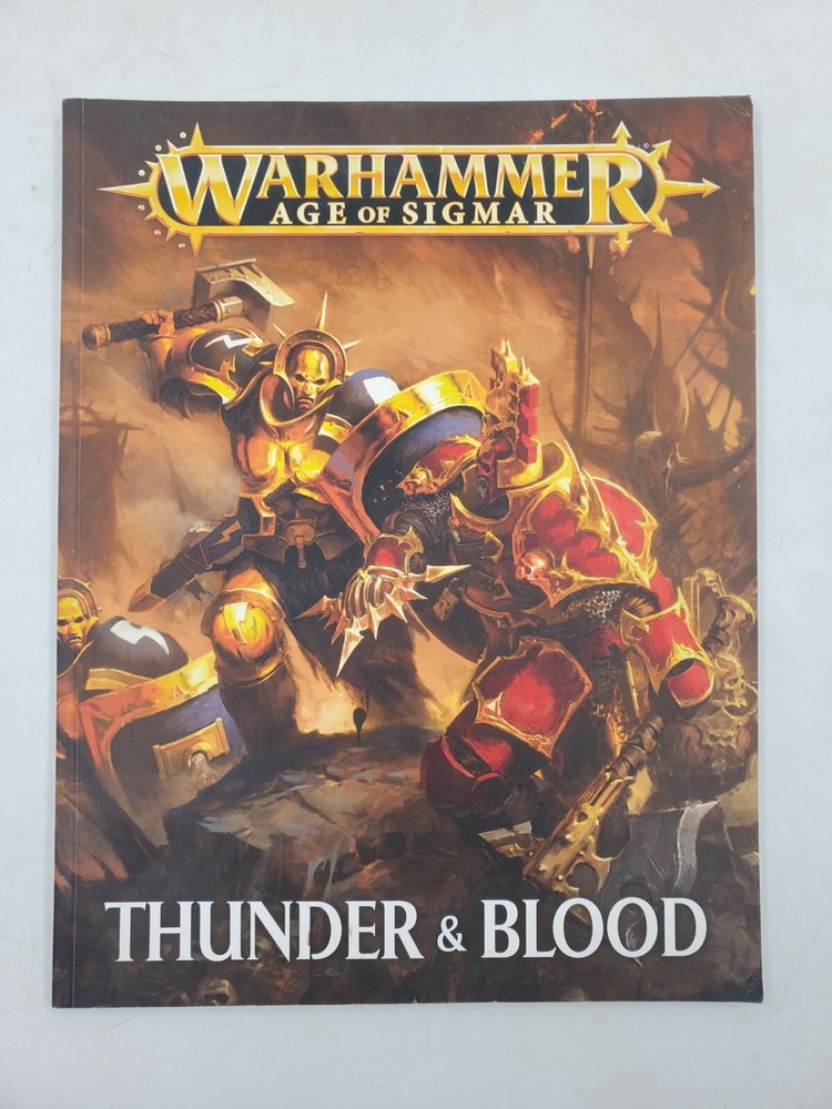 Warhammer AOS Thunder & Blood Book