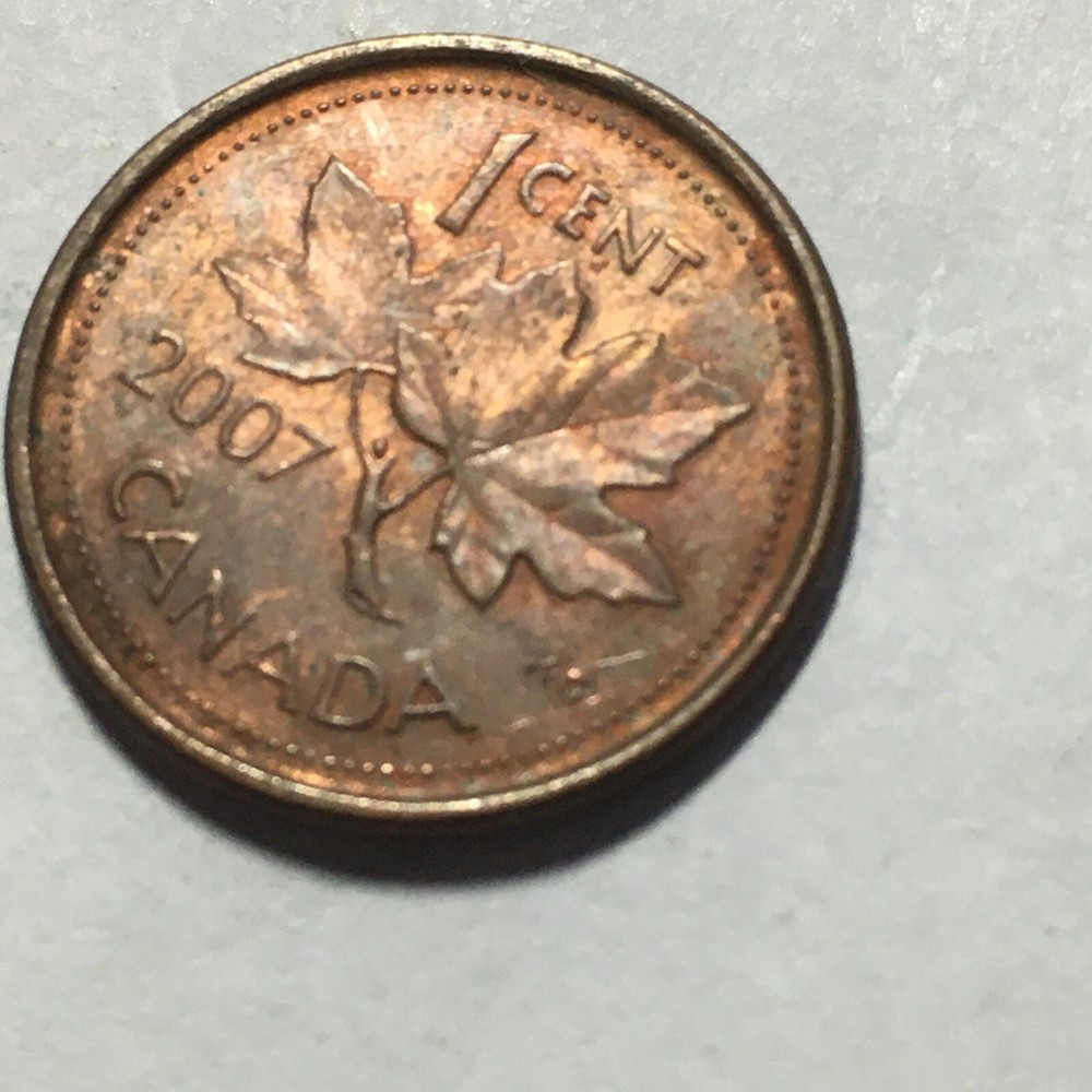 2007 CANADA ONE CENT COIN .