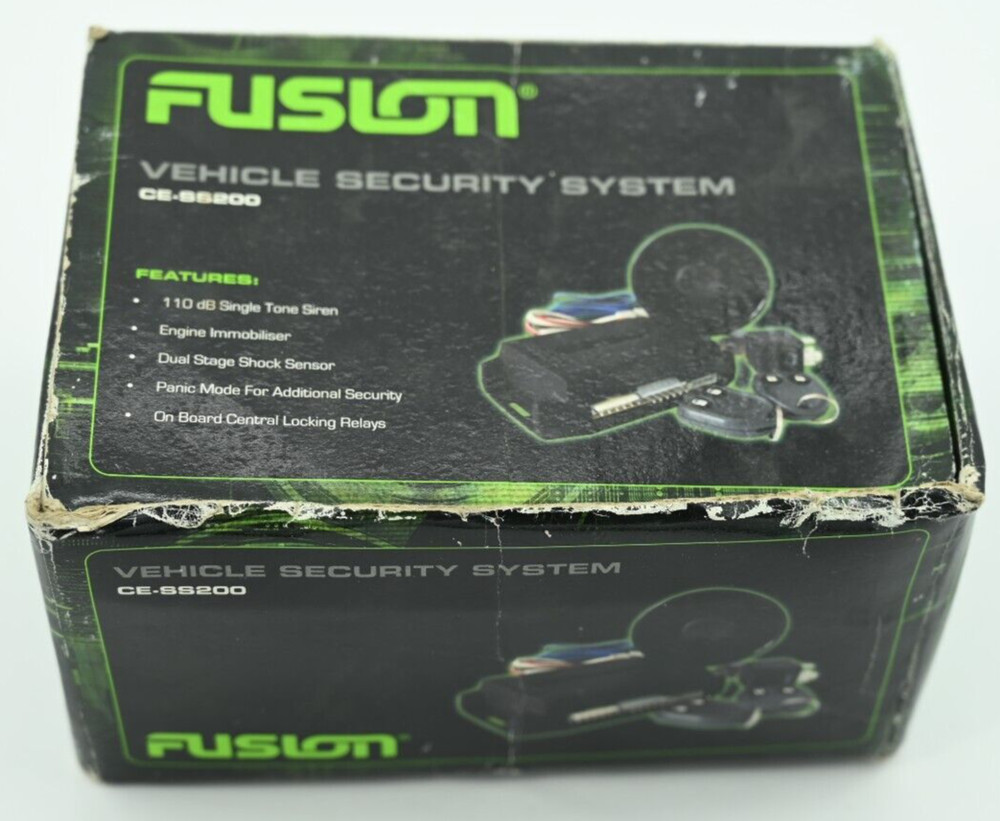 FUSION Vehicle Security System Model CE-SS200 NEW in Box