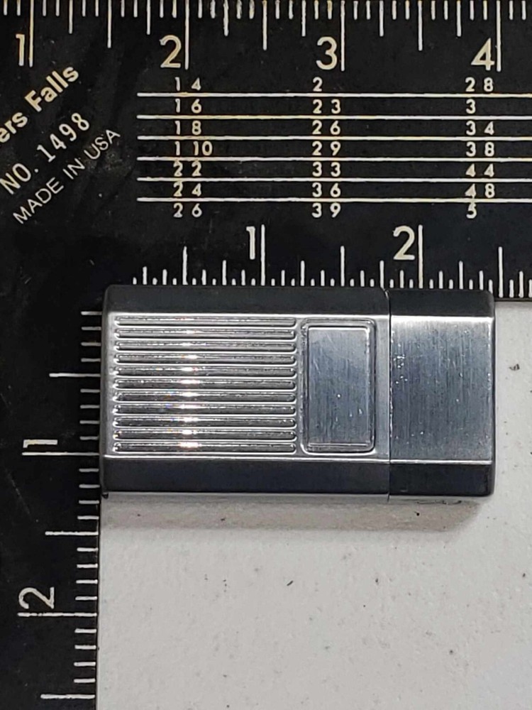 Ronson Jet Lite Butane Refillable Lighter Chrome