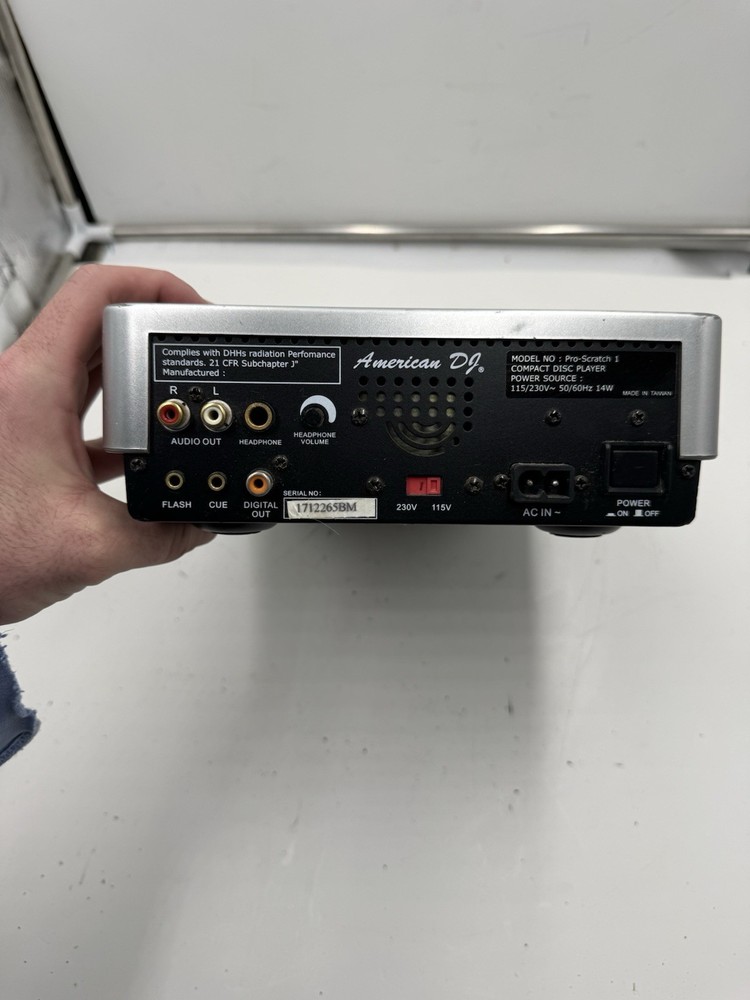 American DJ Pro-Scratch 1 Professional CD Player