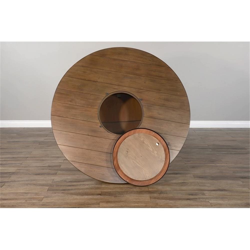 Sunny Designs Doe Valley Round Barrel Pub Table