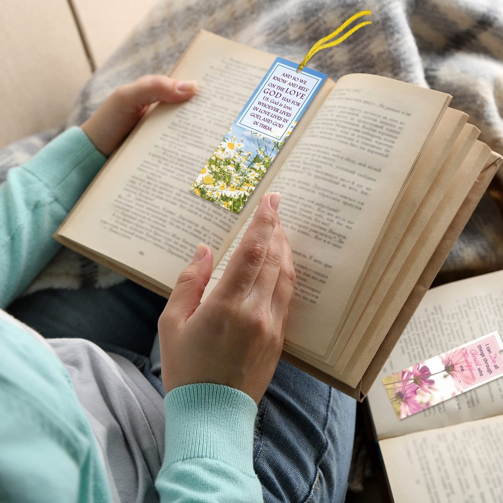 Bible Verse Inspirational Bookmarks Scripture Christian Motivational Bookmarks