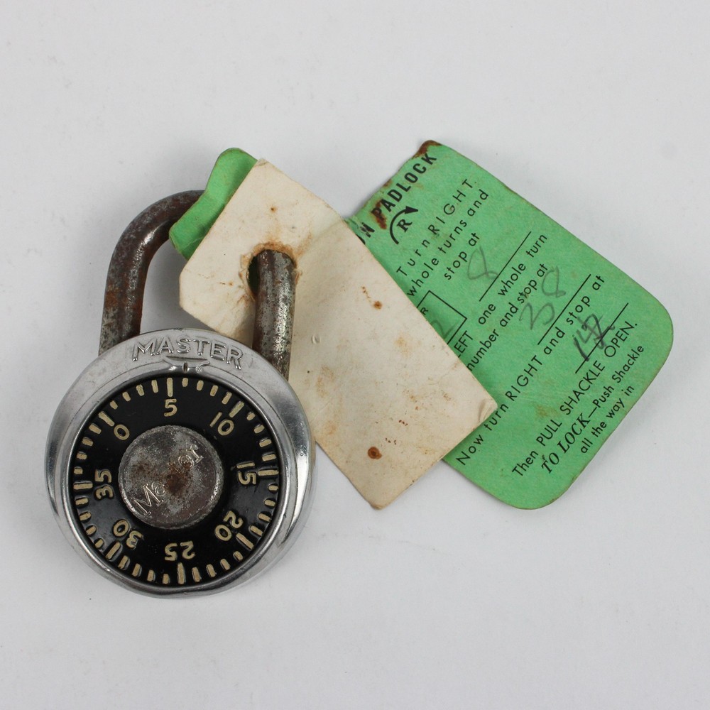 VTG Master Lock Co. Padlock with Combination FLAWED