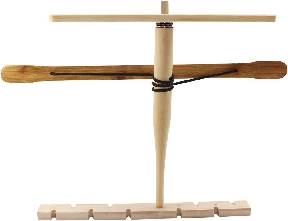 Bow Drill Kit Fire Starter, Primitive Wooden, Friction Fire-Making Tool