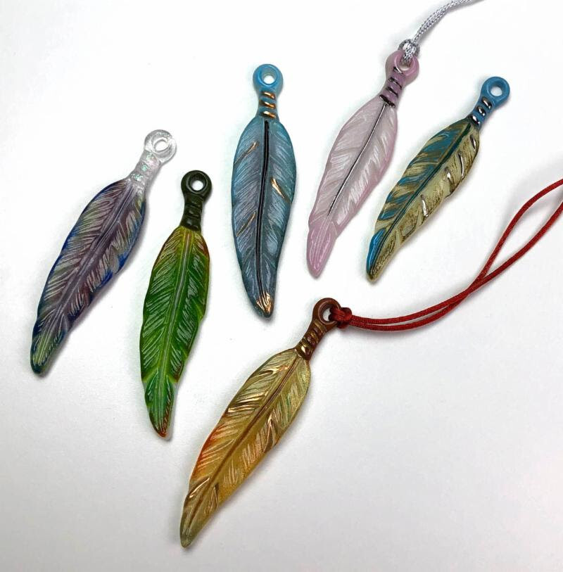 Holey Feather Mold - Creative Paradise Glass Fusing Mold #LF187