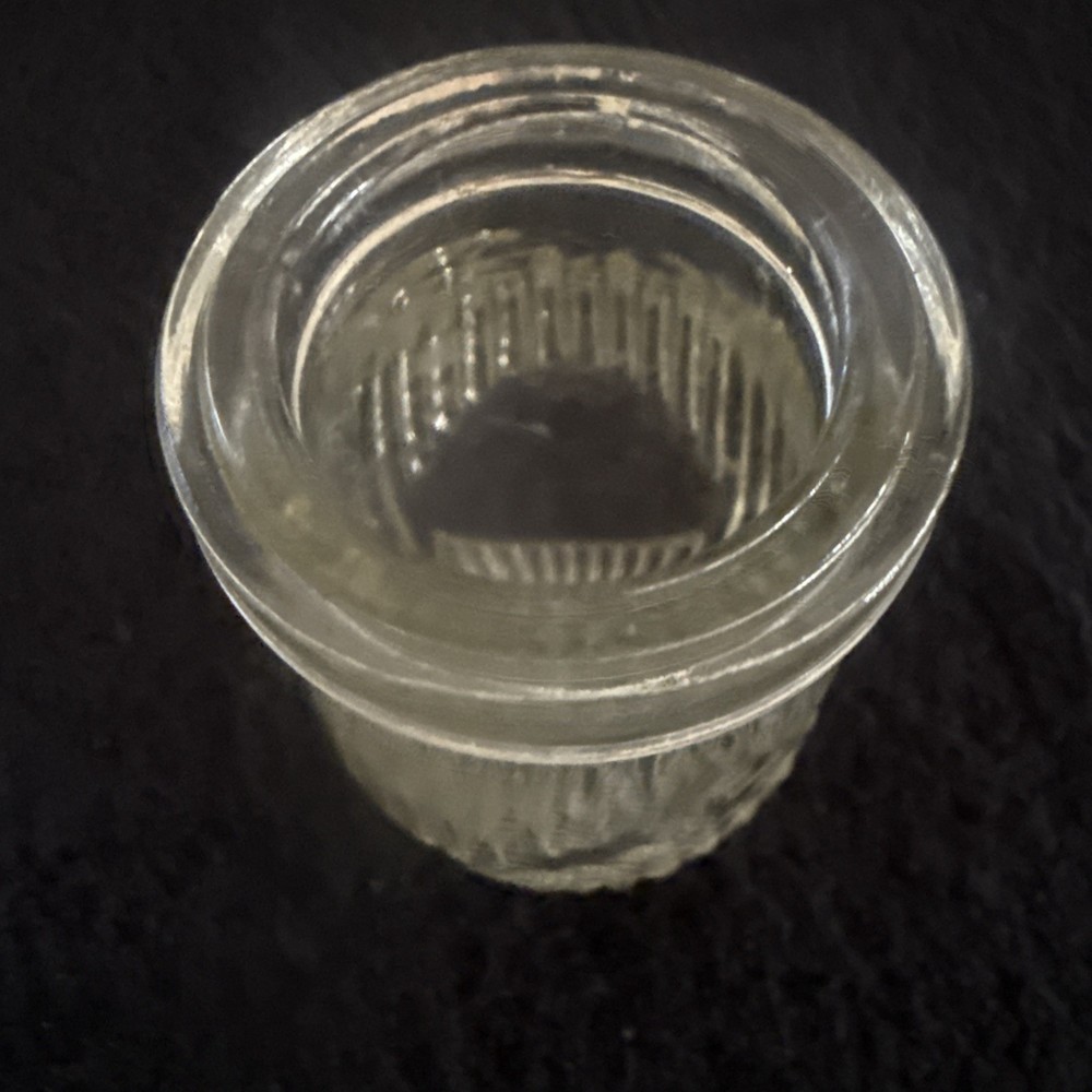 Rare Shippams Vintage Glass Paste Jar