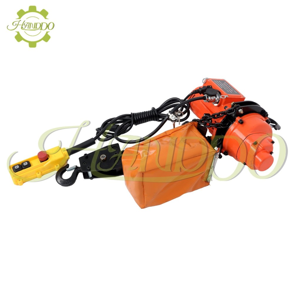 2200lbs Electric Chain Hoist 110V 10ft Lifting Height,10ft Wired Remote Control