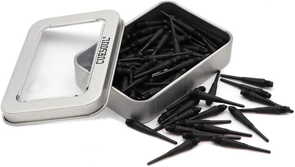 CUESOUL 100 Pieces Soft Tip Points for Soft Tip Darts