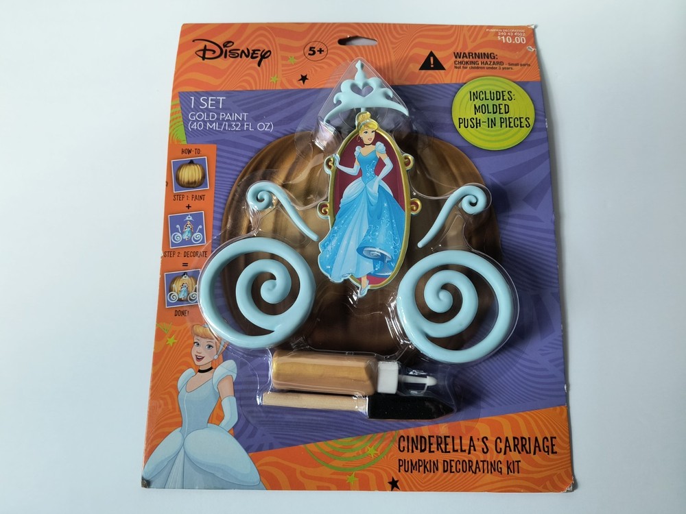 Disney Cinderella Carriage Pumpkin Decorating Kit