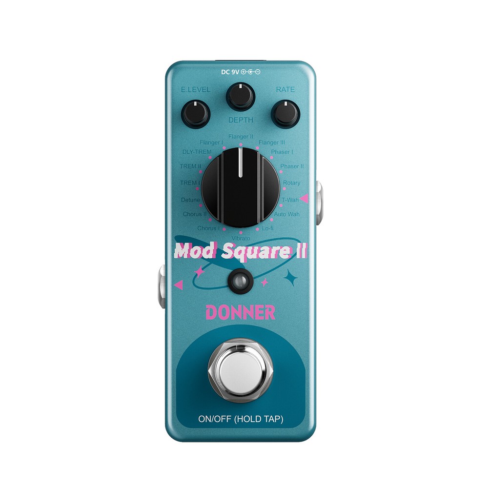 Donner Mod Square II Multi-effects Pedal 16 Effect & Modulation Mode True Bypass