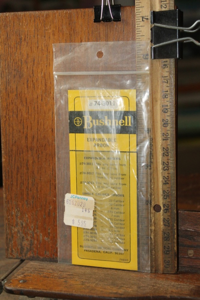 Vintage 1970's Bushnell Scope Tag