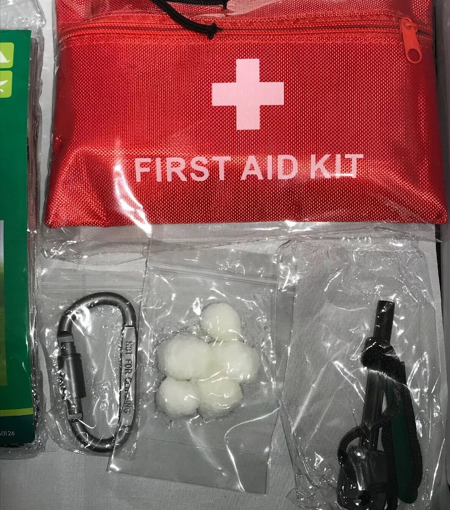 Survival Kit Essential Glove Compartment Jeep MOLLE System - Fire Shelter Light