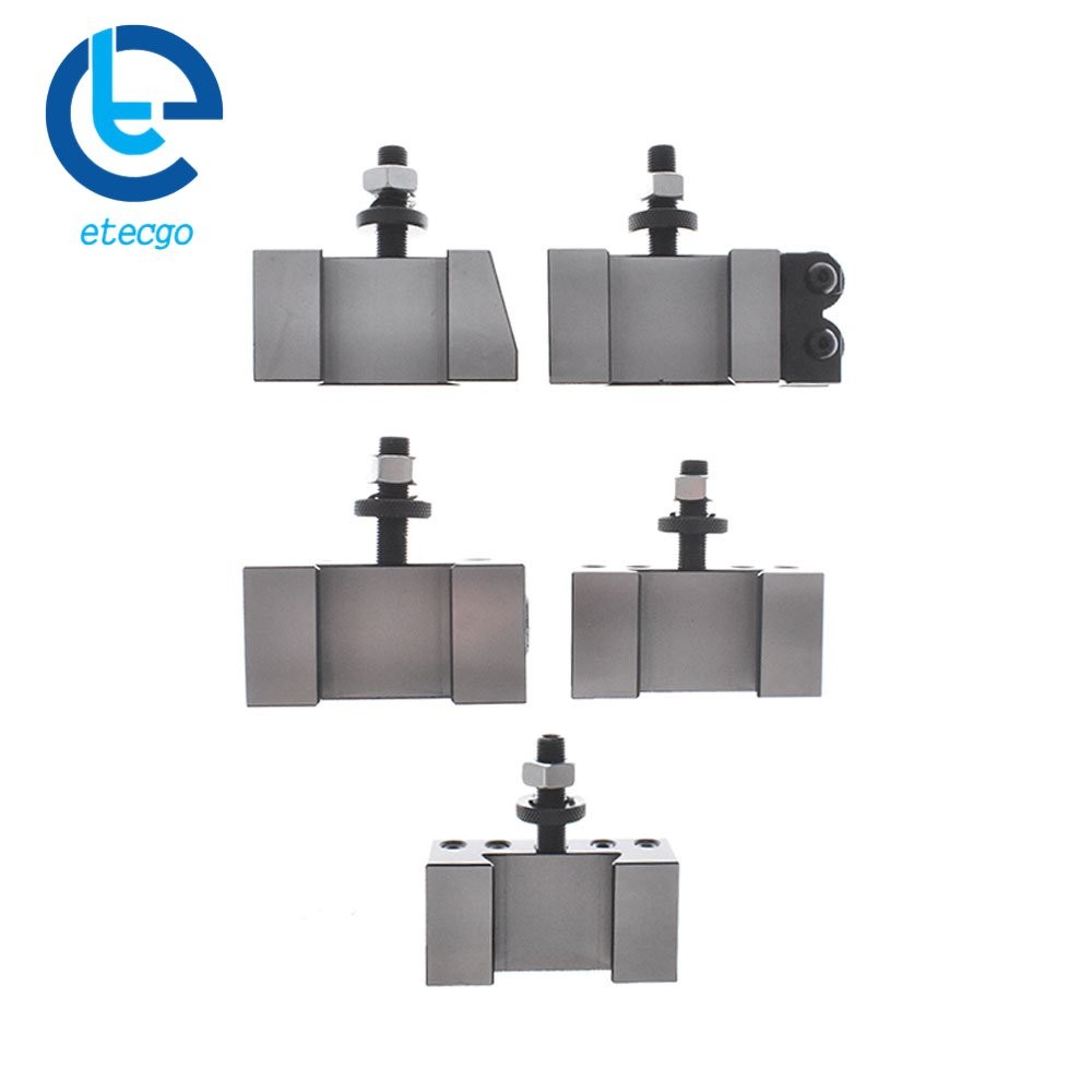 AXA 250-100 Piston Quick Change Tool Post Holder Set Lathe 6 - 12" 6PCS