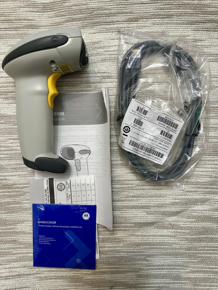 Symbol LS4208 High Performance Laser Barcode Scanner with USB Cable!