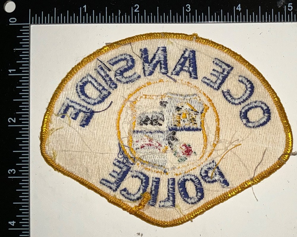 Oceanside California CA Police Patch
