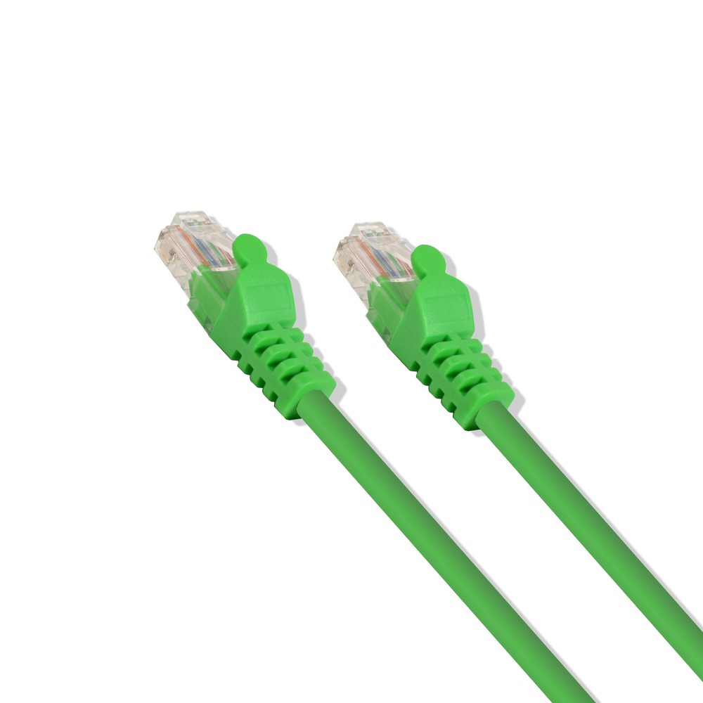 7FT Cat5e UTP Ethernet Network Patch Cable RJ45 Lan Wire Green (25 Pack)