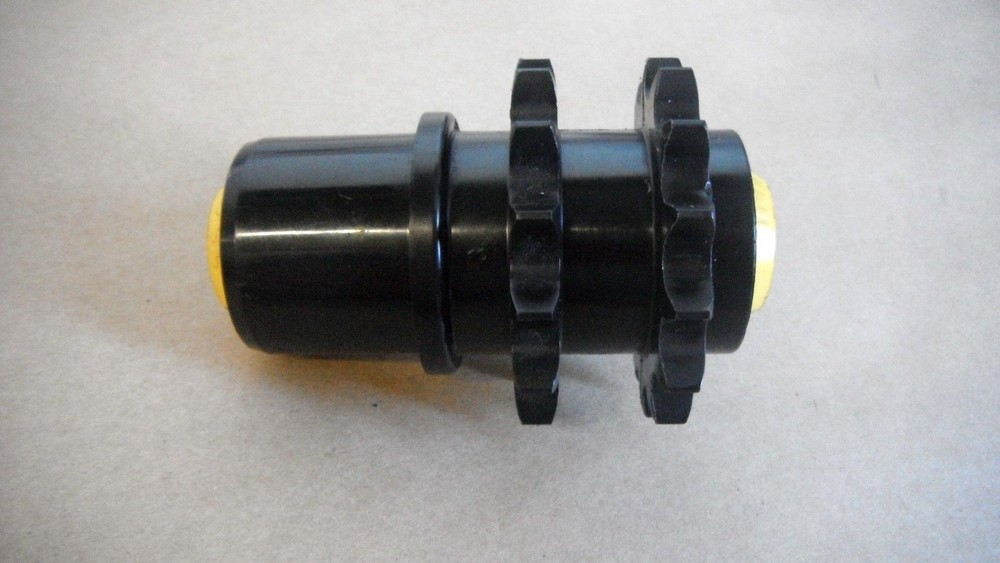 INTERROLL POLYMER SPROCKET DOUBLE 14 TEETH, 1/2" BORE