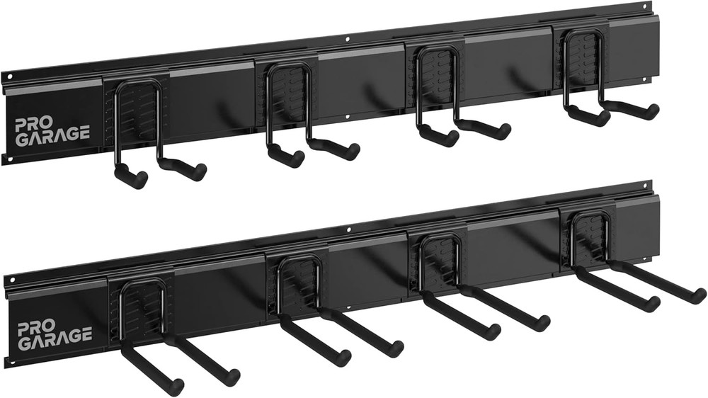 ClosetMaid ProGarage Tool Organizer Racks 2 Pack 8 Hooks