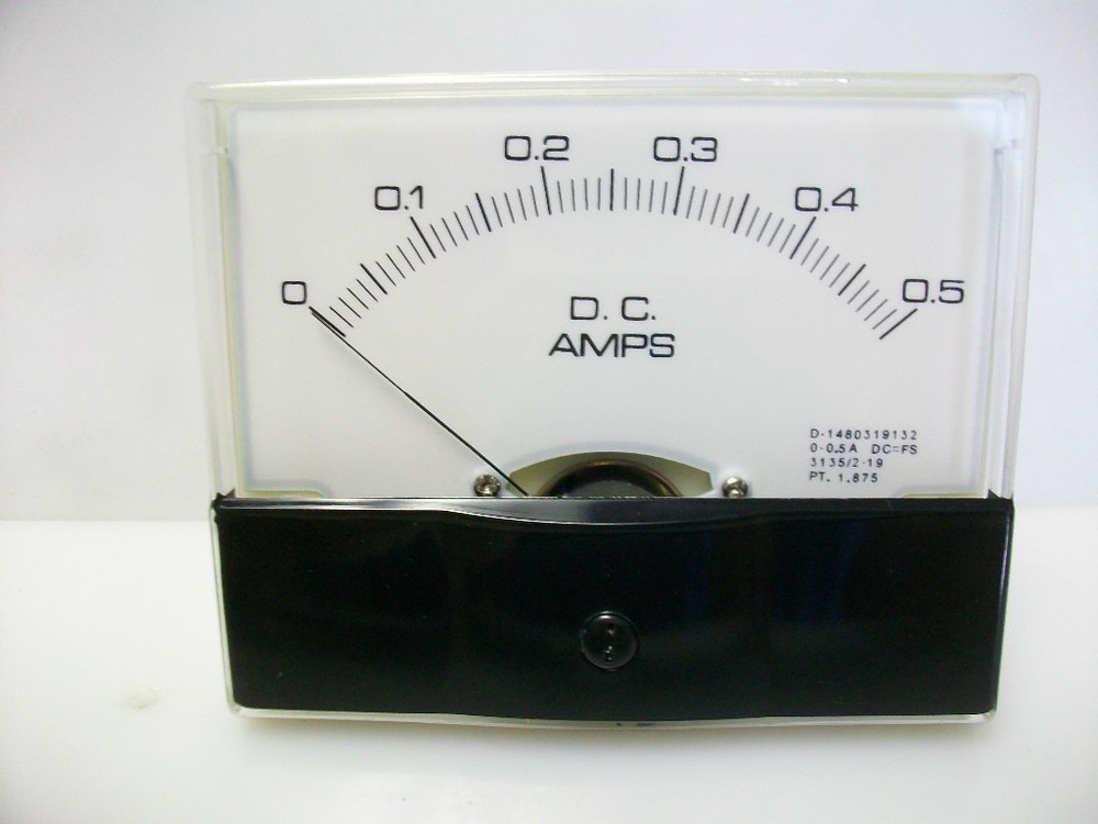 0-500 Ma. Dc. EL METER DAY / NIGHT VIEWING